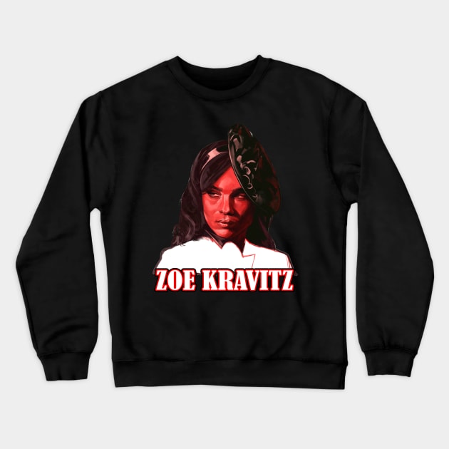 Zoe Kravitz Crewneck Sweatshirt by nasib